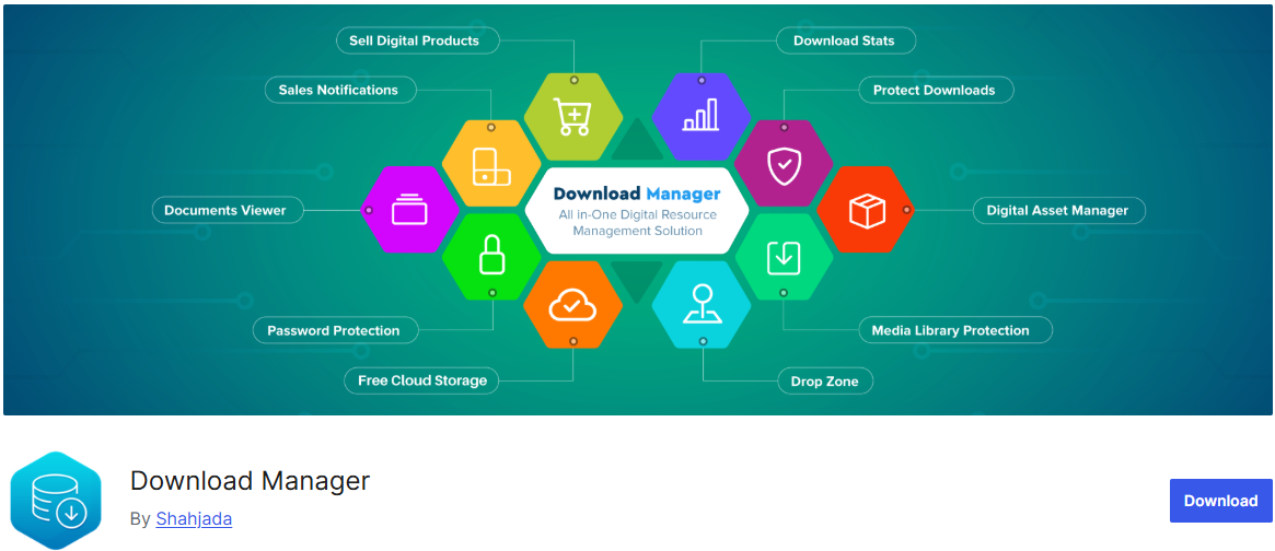 Screenshot 2025 05 28 203615 - 6 افزونه‌ رمزگذاری لینک دانلود در وردپرس + مقایسه + آموزش WordPress Download Manager