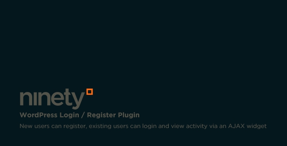 Ninety Ajax Login Register - ورود و عضویت ایجکسی در وردپرس با استفاده از افزونه Ninety Ajax Login-Register