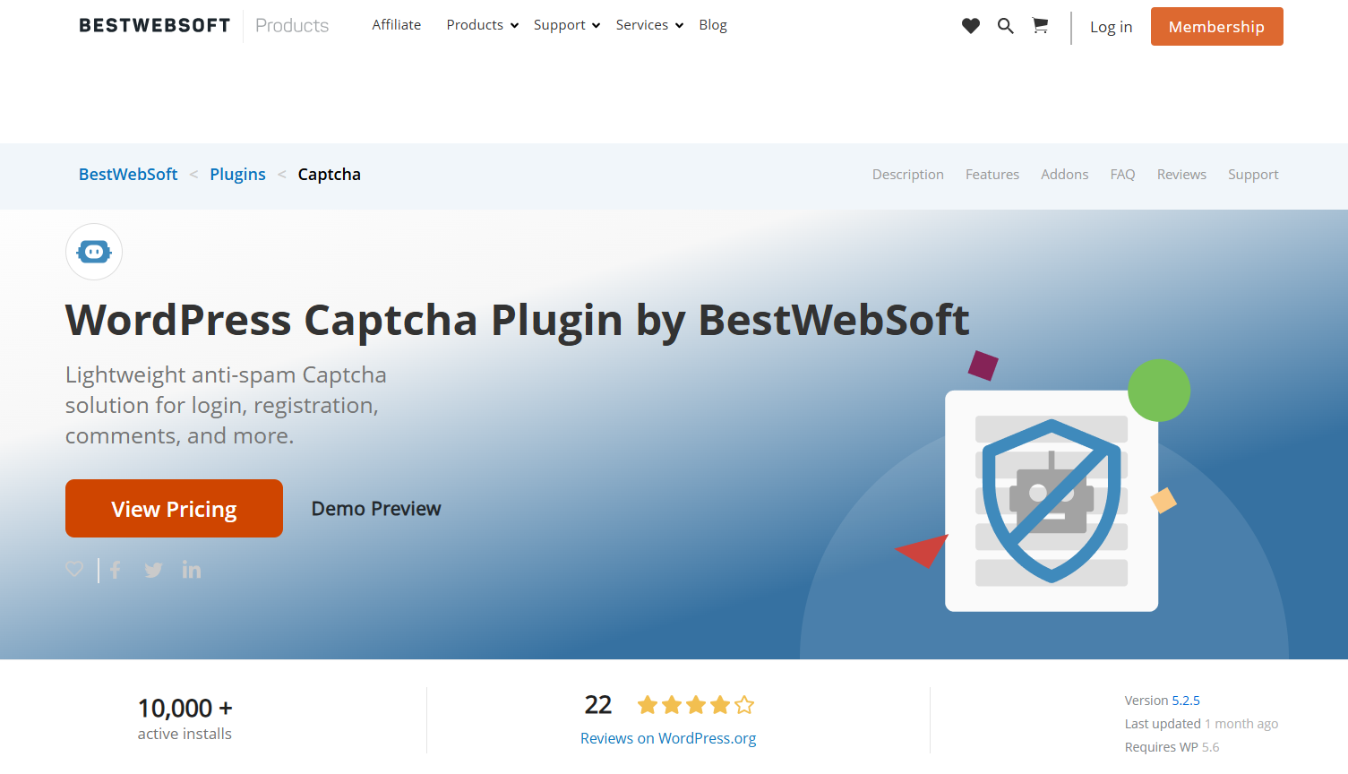 Screenshot 2025 05 23 171417 - بهترین افزونه‌های کپچا برای وردپرس + مقایسه + آموزش افزونه hCaptcha for WordPress