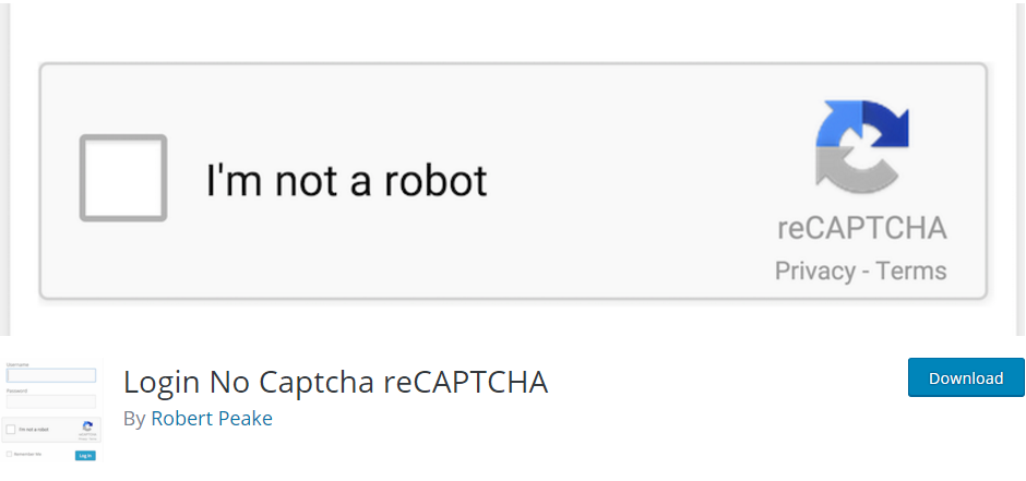 Login No Captcha reCAPTCHA - افزونه ی حرفه ای reCaptcha گوگل برای ورود های درون وردپرس