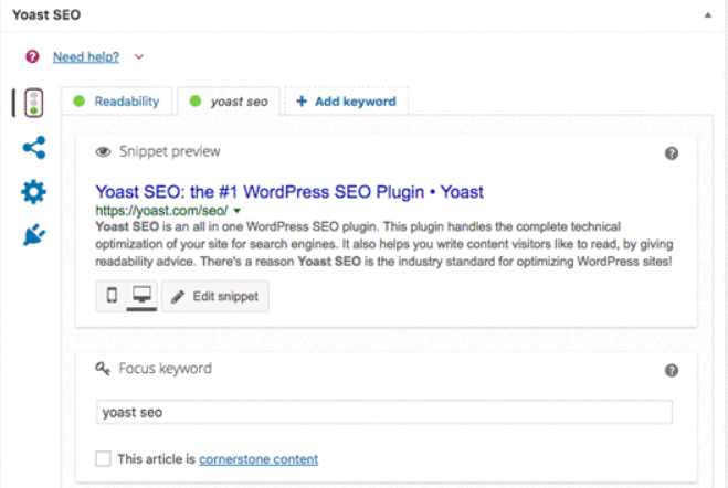 Yoast SEO - بهترین ابزارهای پشتیبانی سئوی سایت وردپرس - بهترین ابزار حمایت از سئو