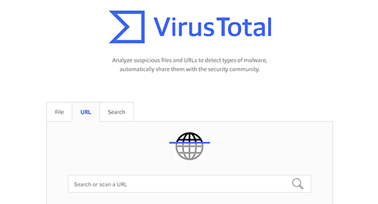 virustotal - معرفی 14 اسکنر امنیتی وردپرس برای شناسایی بدافزار و هکرها - بررسی آنلاین امنیت سایت