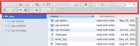 toolbarwpfilemanager - آموزش اضافه کردن FTP در داشبورد وردپرس