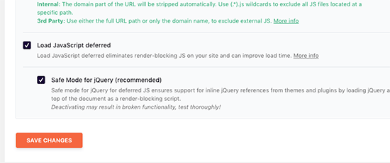 js deferred - رفع خطای Render Blocking JavaScript CSS در Google PageSpeed