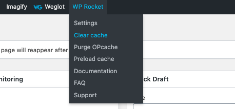 clear cache rocket - چگونه خطای 400 Bad Request در وردپرس را برطرف کنیم؟