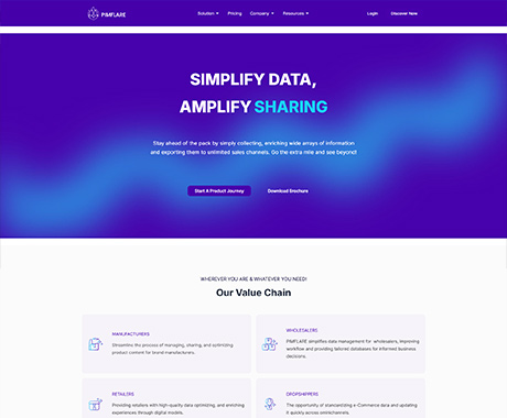 وبسایت سرویس مدیریت محصولات Pimflare (تحت نظارت RMPRO)