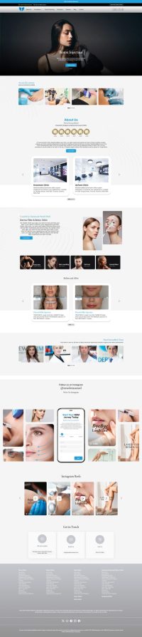 وبسایت مرکز خدمات زیبایی (تحت نظارت نوویر)