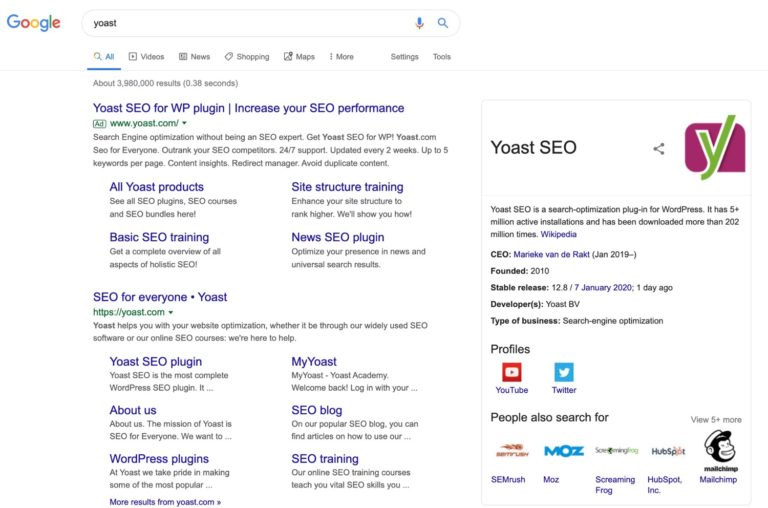 yoast search 768x508 1 - نشانه‌گذاری اسکیما چیست و چه تاثیری در نتایج جستجو دارد؟